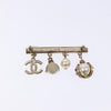 Secondhand Chanel Coco Mark Gold Metal Jewelry