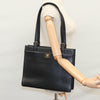 Secondhand Chanel Executive Black Leather Bag