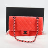 Secondhand Chanel Timeless Pink Velvet Bag