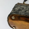 Secondhand Bulgari Leoni Grey Leather Bag