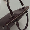 Secondhand Louis Vuitton Lockit Purple Leather Bag