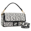 Secondhand Fendi Baguette White Canvas Bag