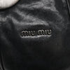 Secondhand Miu Black Leather Bag