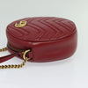 Secondhand Gucci Marmont Red Leather Bag