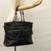 Secondhand Bottega Veneta Tambura Black Leather Bag