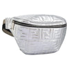 Secondhand Fendi FF Silver Leather Bag