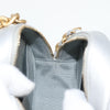 Secondhand Chanel Ronde Silver Leather Bag
