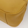 Secondhand Prada Vitello Yellow Leather Bag
