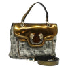 Secondhand Bulgari Leoni Grey Leather Bag