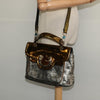 Secondhand Bulgari Leoni Grey Leather Bag