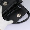 Secondhand Bulgari Logo Mania Black Leather Bag