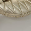 Secondhand Miu Matelassé Gold Leather Bag
