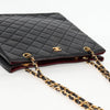 Secondhand Chanel Shopping Black Leather Bag