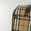 Secondhand Burberry Haymarket Beige Canvas Bag
