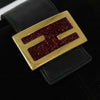 Secondhand Fendi Mamma Baguette Black Suede Bag