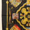 Secondhand Hermès Carré 90 Black Silk Accessories