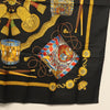 Secondhand Hermès Carré 90 Black Silk Accessories