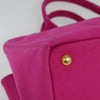 Secondhand Prada Canapa Pink Canvas Bag