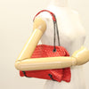 Secondhand Bottega Veneta Intrecciato Red Leather Bag