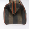 Secondhand Fendi Pequin Brown Canvas Bag