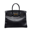 Secondhand Hermès Birkin 35 Black Leather Bag