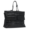 Secondhand Bottega Veneta Tambura Black Leather Bag