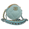 Secondhand Chanel Ronde Blue Canvas Bag