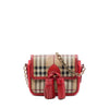 Burberry Mini Haymarket Check Coated Canvas Tassel Crossbody Secondhand