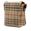 Secondhand Burberry Haymarket Check Coated Canvas Flap Crossbody