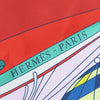 Hermès Les Folies Du Ciel Double Face Silk Scarf 90 Secondhand