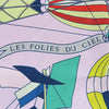 Hermès Les Folies Du Ciel Double Face Silk Scarf 90 Secondhand