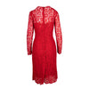 Secondhand Dolce & Gabbana Red Embroidered Lace Dress - '10s