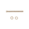 Secondhand Cartier Honeymoon Reversible Bracelet and Earring Set - '90s