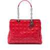 Dior Large Patent Cannage Lady Dior Soft Shopping Tote Secondhand