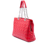 Dior Large Patent Cannage Lady Dior Soft Shopping Tote Secondhand