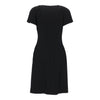 Secondhand Chanel V-neck Black Shimmer Dress - '10s