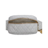 Secondhand Chanel White Quilted Belt Bag - '90s