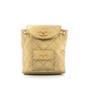 Chanel Gold Quilted Leather Backpack - '90s Second hand