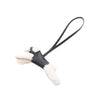 Hermès Milo Lambskin and Wool Budy Bag Charm Secondhand