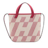 Hermès Toile and Swift Cabas H en Biais 27 Secondhand