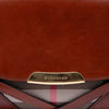 Burberry Leather and House Check Canvas Bridle Abbott Crossbody Secondhand