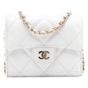 Chanel CC Quilted Caviar Flap Card Holder with Chain Secondhand