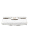 Chanel CC Quilted Caviar Flap Card Holder with Chain Secondhand