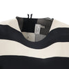Secondhand Lanvin Black and White Stripe Top - '10s