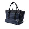 Secondhand Prada Bicolor Glace Calf Sound Lock Satchel