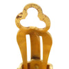 Chanel CC Gold Plated Flower Clip On Earrings Secondhand