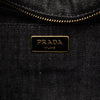 Prada Small Denim Canapa Logo Satchel Secondhand