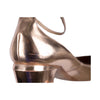 Secondhand Valentino Tango Rose Gold Block Heel Pumps - '10s