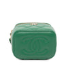 Chanel Mini CC Quilted Lambskin Top Handle Vanity Case With Chain Secondhand