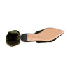Secondhand Aquazzura Powder Puff Pompom Mule Flat - '10s